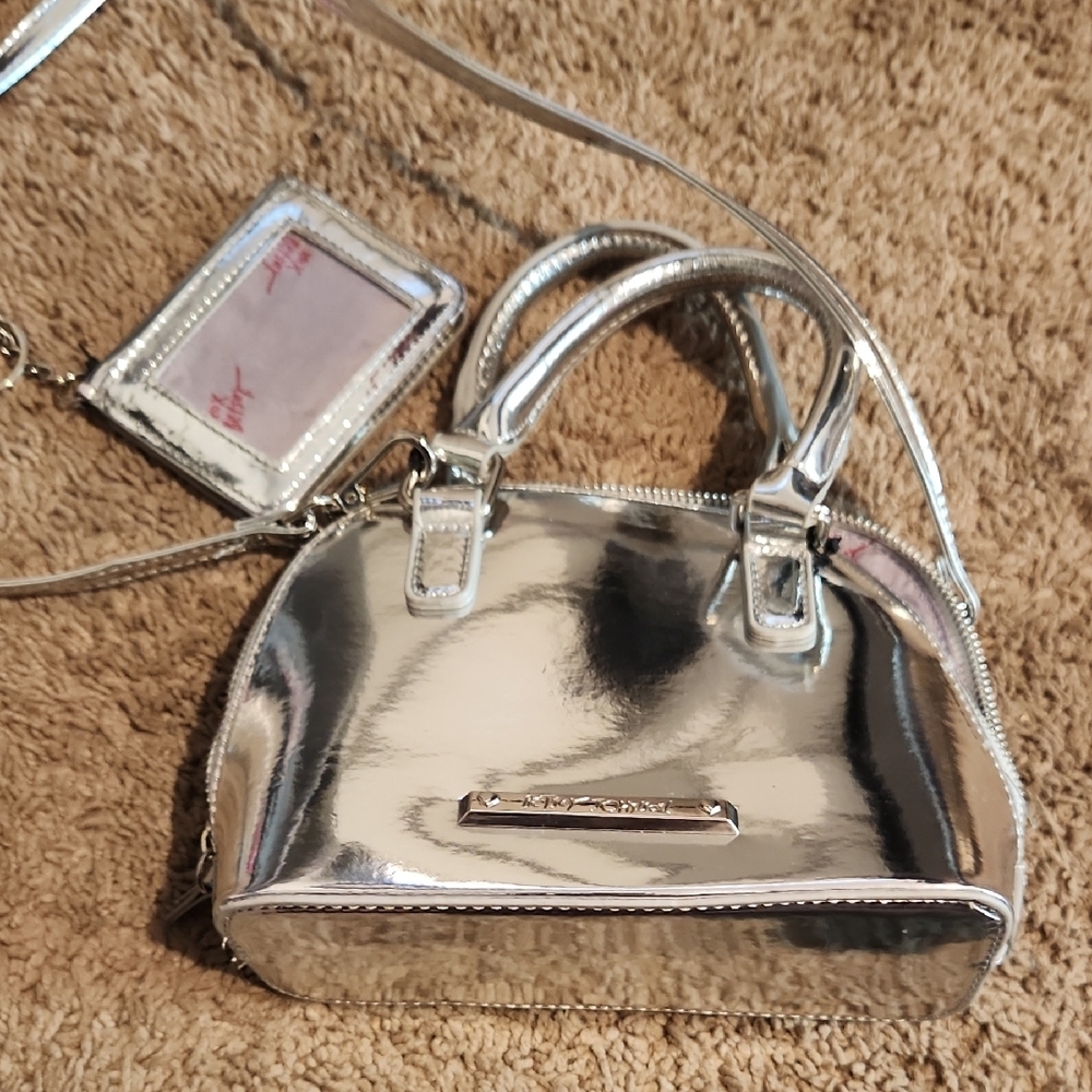 Silver Handbag by Betsey Johnson